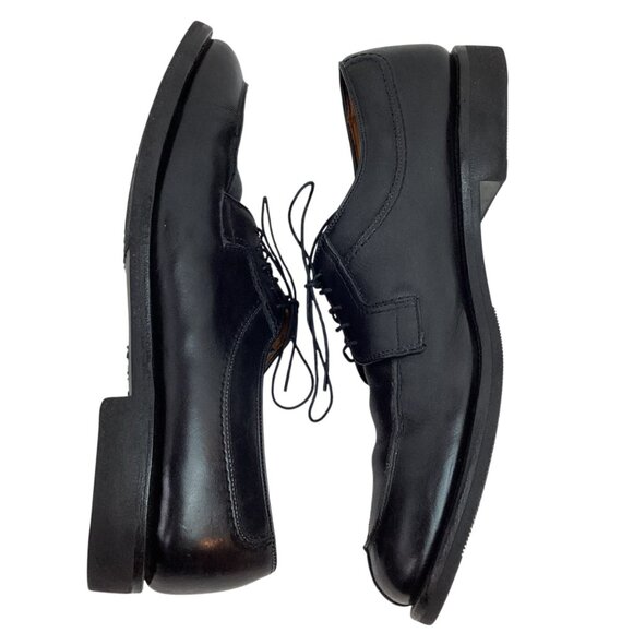Allen Edmonds Stockbridge Leather Split Toe Mens 12AA Derby Dress Shoes Black - Picture 6 of 13